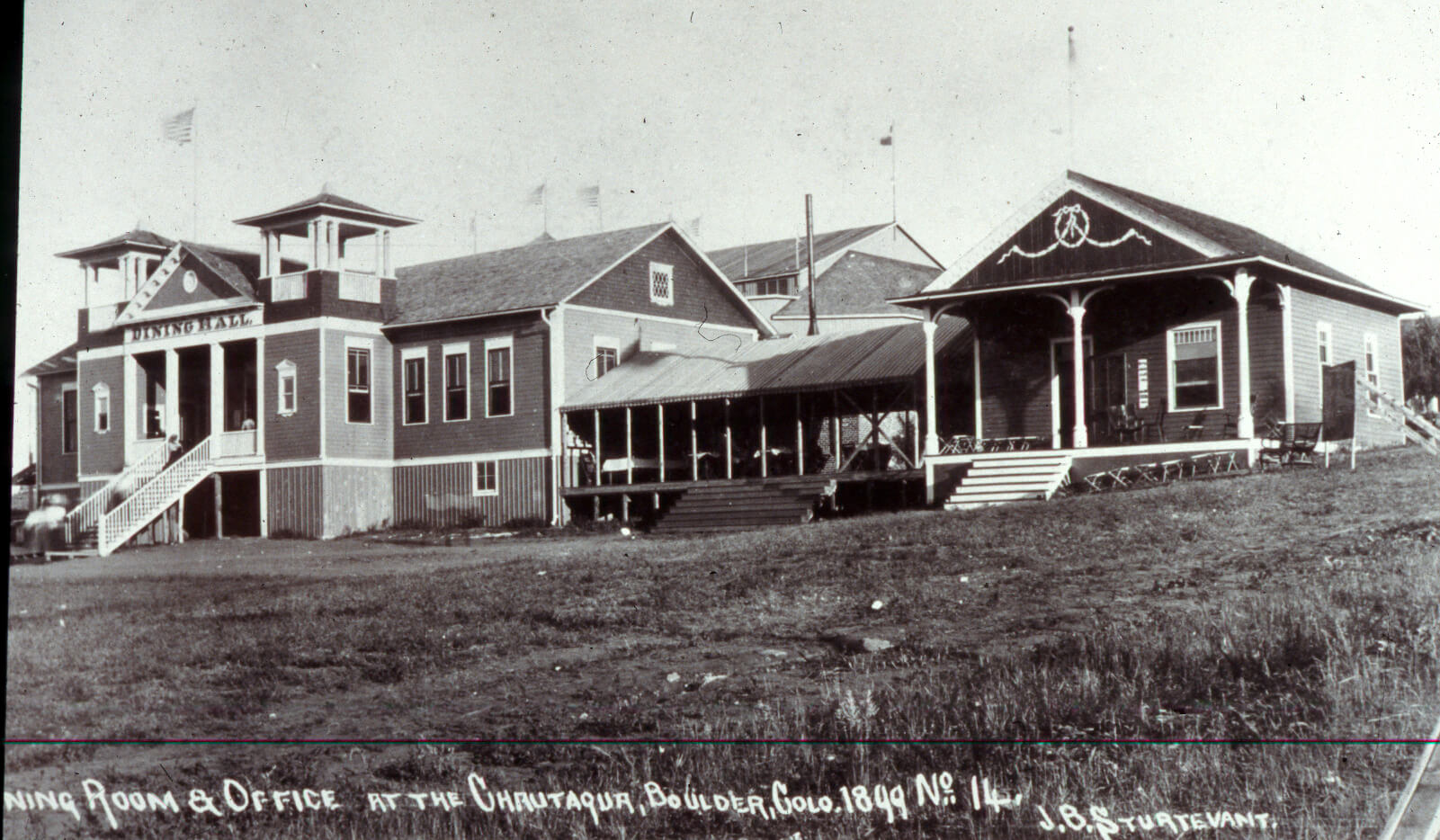 Colorado Chautauqua Dining Hall historic photo